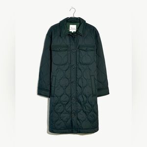 Madewell Long Puffy Shirt Jacket